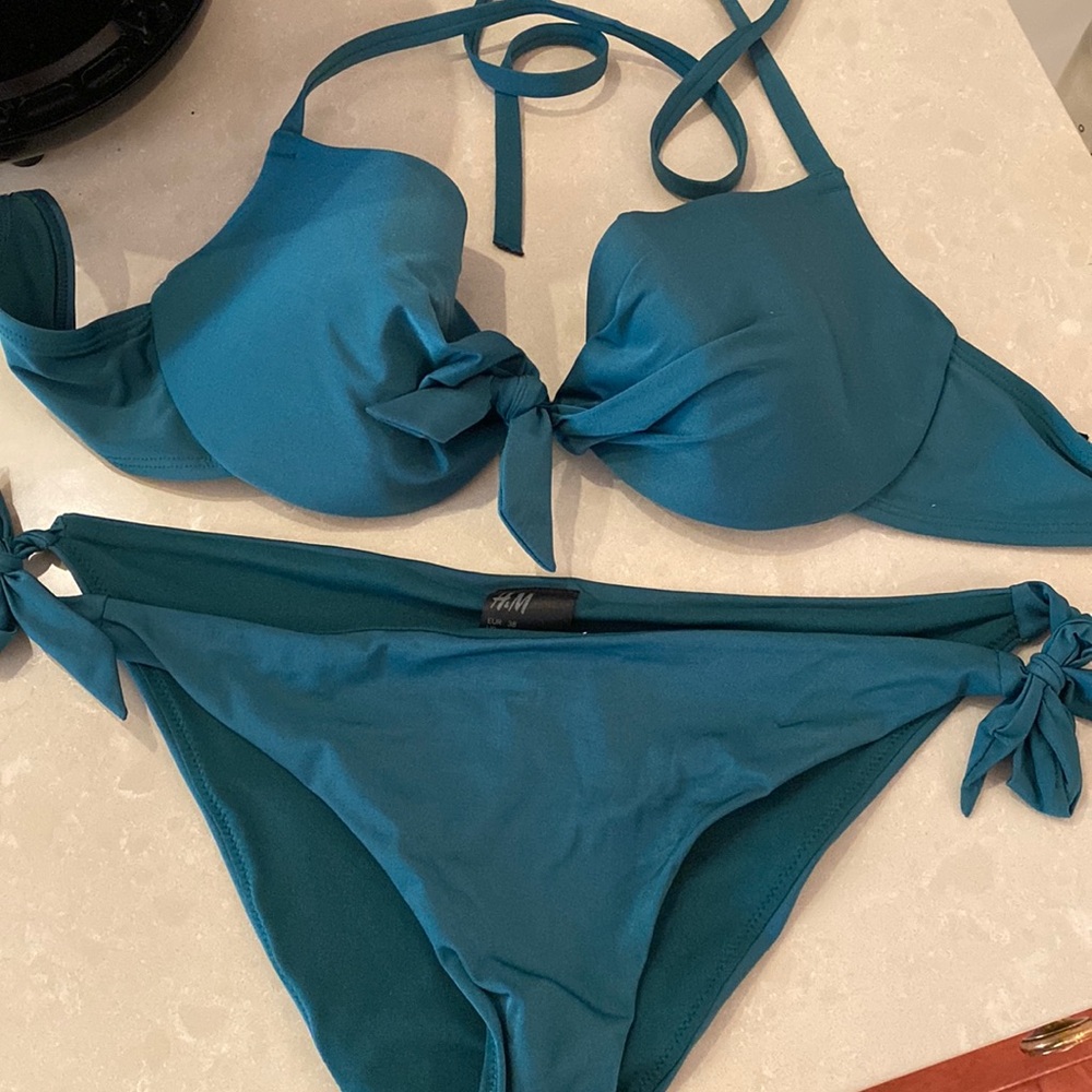 H&M Turquoise Bikini